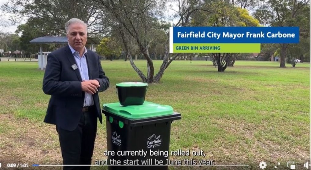 mayor frank carbone announces new green bins coming to fairfield