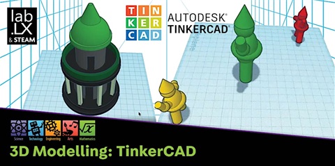 A visual representation of a 3D model in Tinkercad, highlighting intricate shapes and a user-friendly interface.